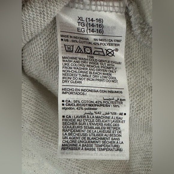 🎁Old Navy: Girls Graphic Long Sleeve Top- Size XL🎁 - Picture 6 of 8